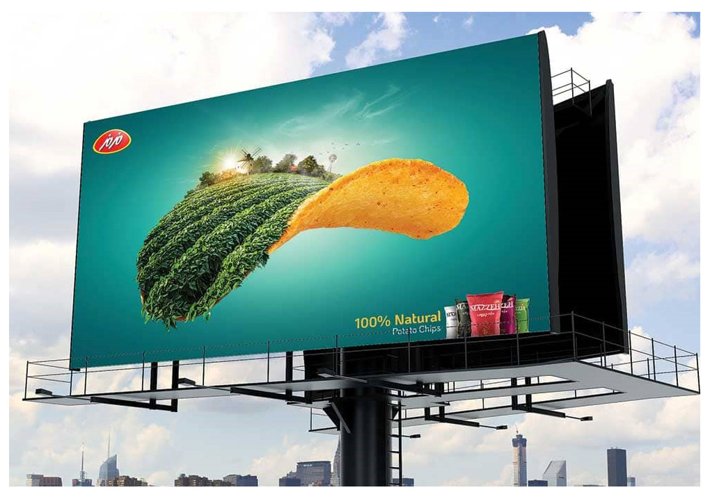 Professional-billboard-design دنیای نو - آسیب های اجتماعی با شلختگی در تبلیغات شهری
