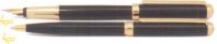 خودکار و خودنویس مشکی با گیره زرد