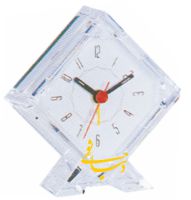 ساعت شیشه ای پلاستیکی رومیزی 