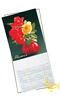 تقویم دیواری گل