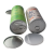 Cylindrical Cardboard Can with Easy Open Lid - Image 4