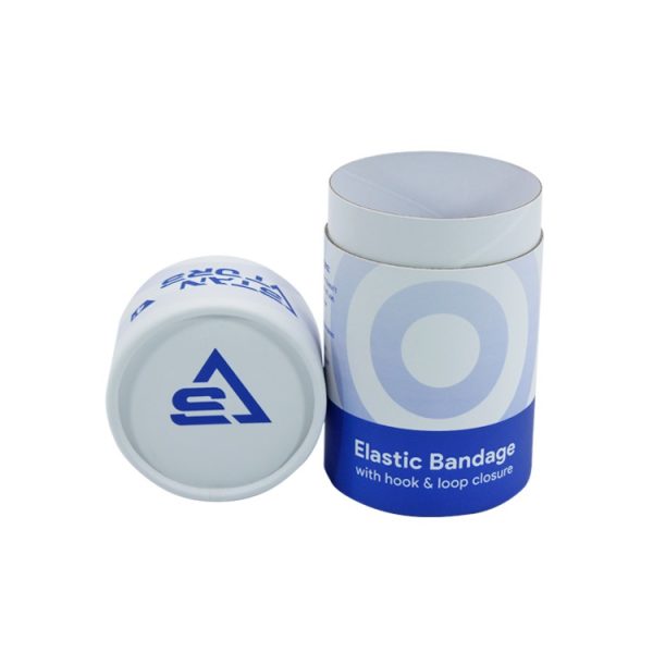 custom design blue printing sock round box packaging 4