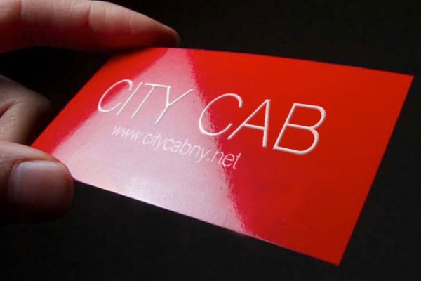 gloss Laminated business card 3