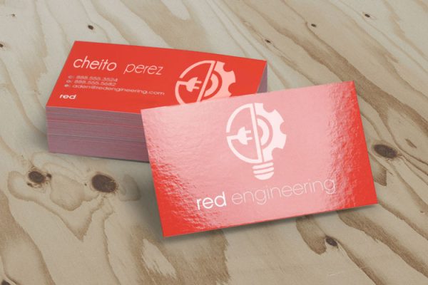 gloss Laminated business card1