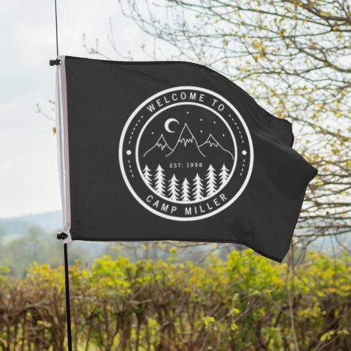 original personalised camping flag