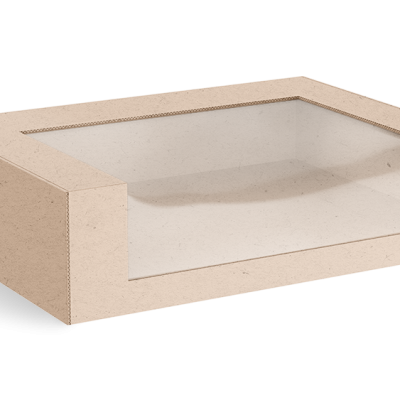 Acrylic and cardboard box