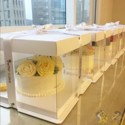 acrylic cake box