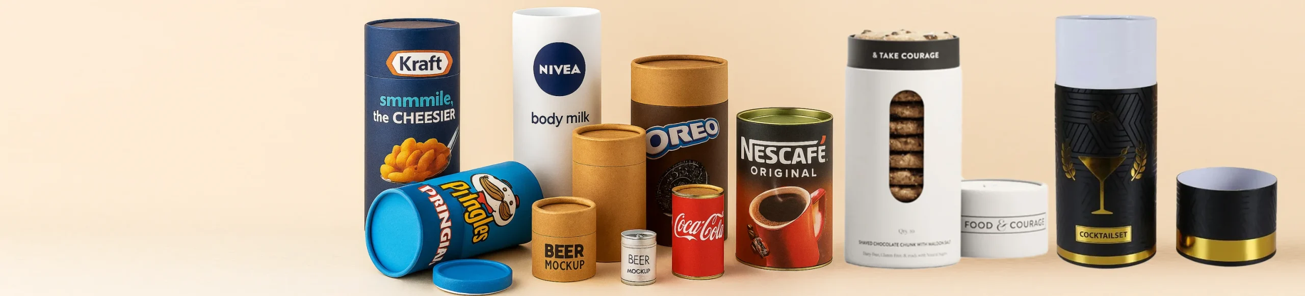 انواع قوطی مقوایی در ابعاد و قطر سفارشی